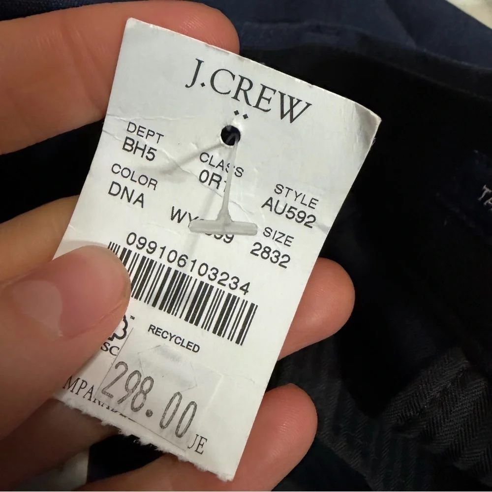 J. Crew slim through